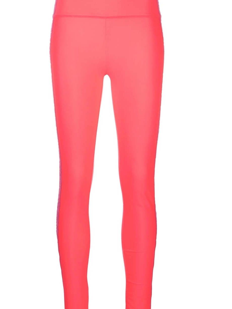 Cheap Women Versace Couture logo-tape cropped leggings Jeans 0728